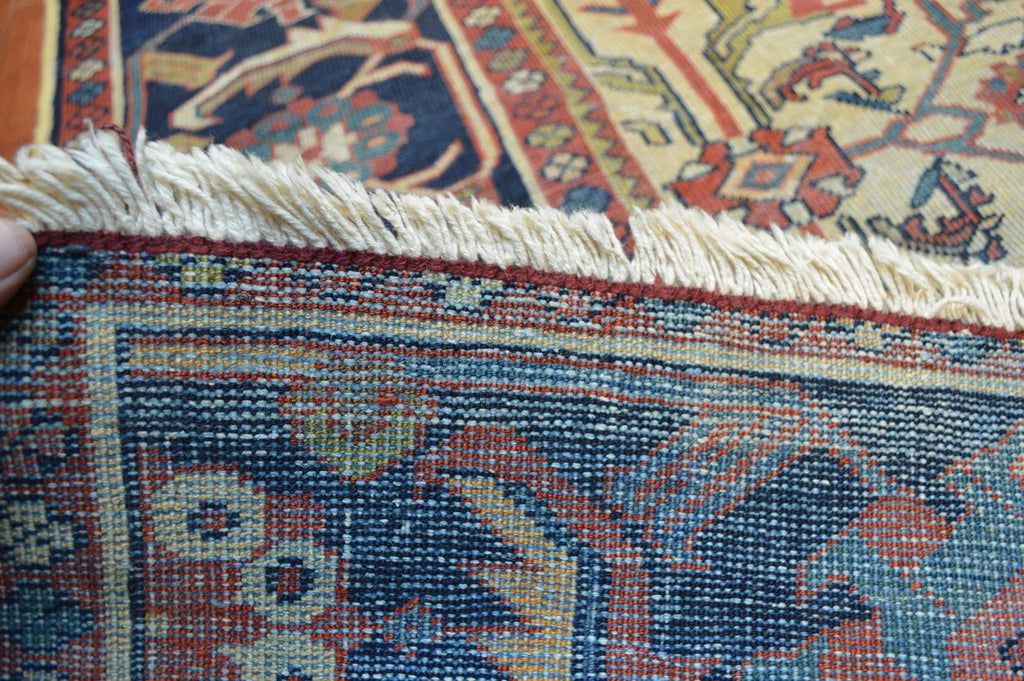 6' 9" x 9' 9" Vintage Mahal Rug image 12