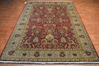 5' 8" x 9' 0" India Tabriz Rug image 6