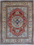 4' 8" x 6' 4" Persian Tabriz Rug image 0