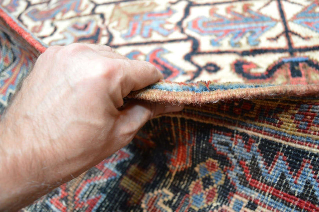 6' 8" x 10' 4" Persian Heriz Rug image 10