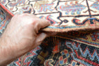 6' 8" x 10' 4" Persian Heriz Rug image 10