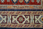 4' 0" x 6' 3" Pakistan Kazak Rug image 8