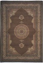 6' 8" x 9' 8" India Tabriz Rug image 0