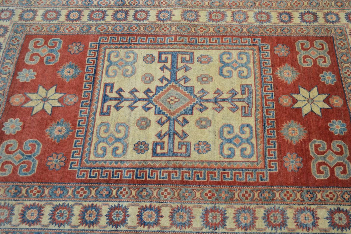 3' 8" x 6' 0" Pakistan Kazak Rug image 6