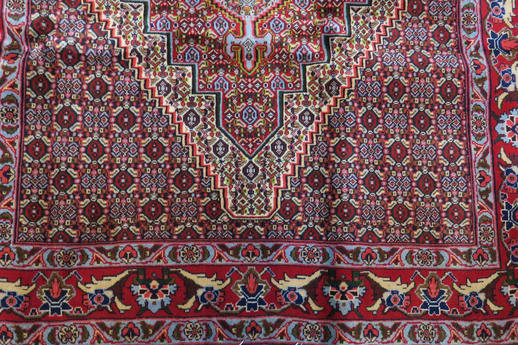 4' 2" x 5' 2" Persian Sanandaj Rug image 11