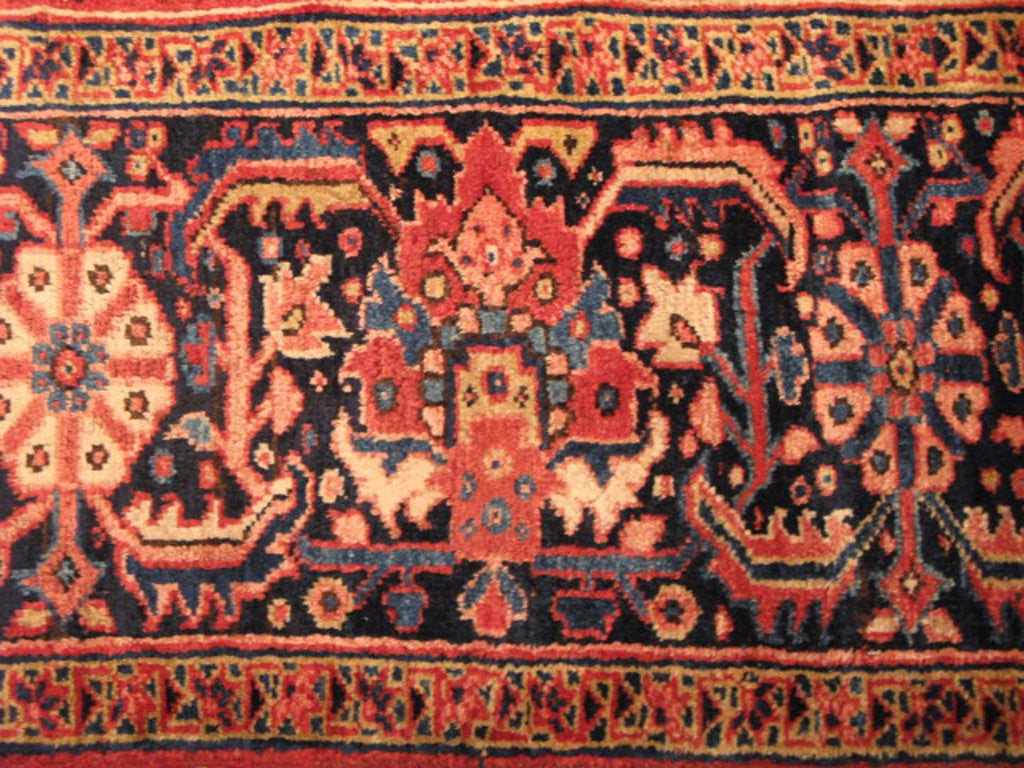 8' 2" x 11' 8" Persian Heriz Rug image 8