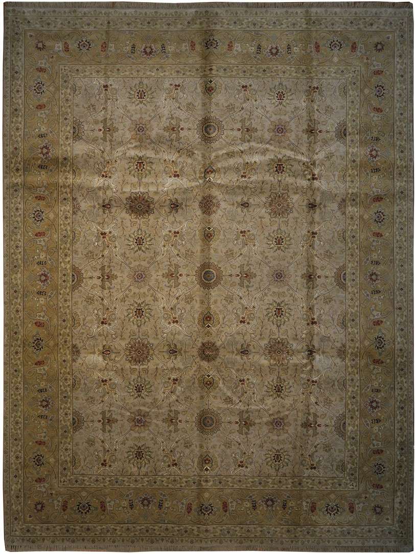 9' 0" x 11' 9" India Agra Rug image 0