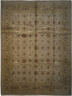 9' 0" x 11' 9" India Agra Rug image 0