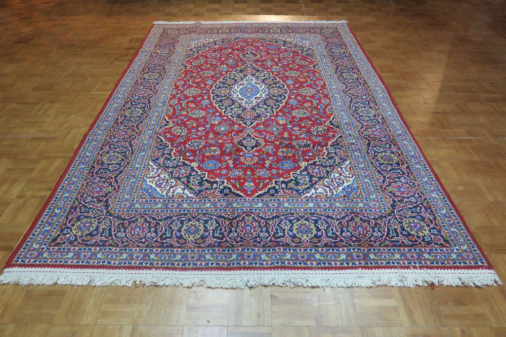 6' 5" x 9' 5" Persian Kashan Rug image 3