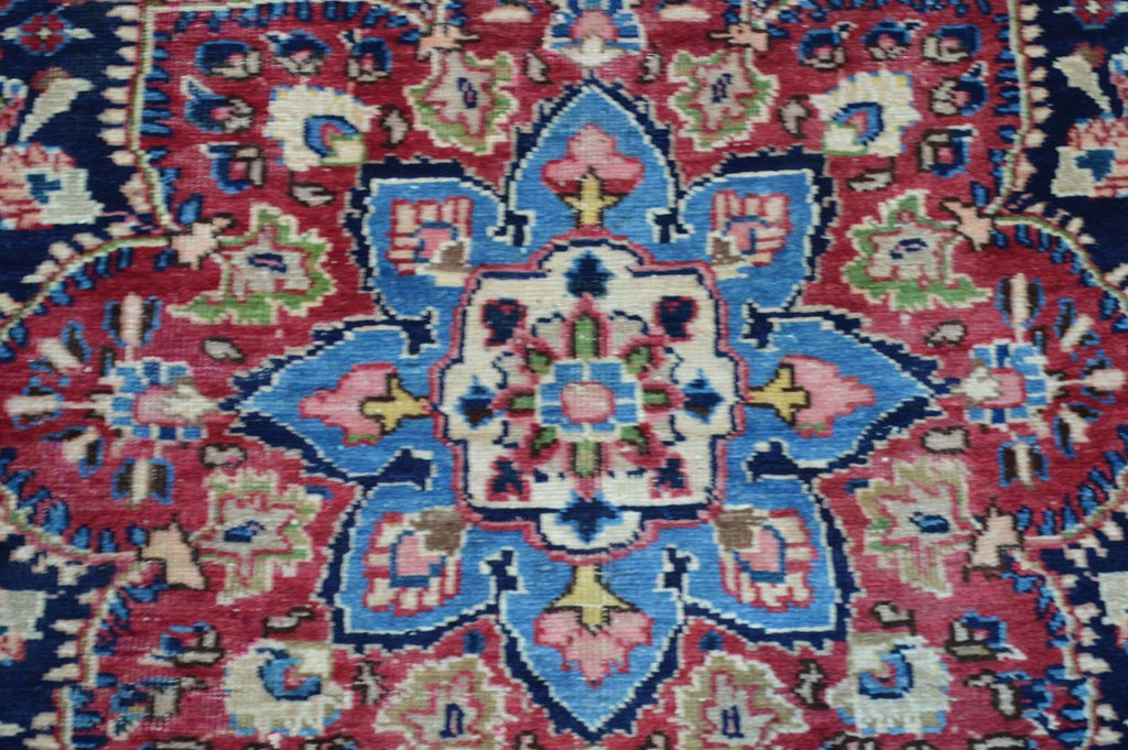 6' 6" x 9' 3" Vintage Mashhad Rug image 6