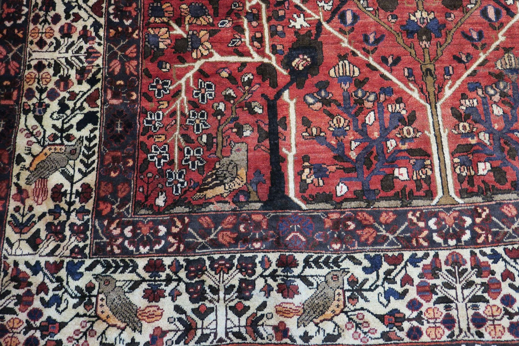 6' 9" x 10' 4" Vintage Khorasan Rug image 9