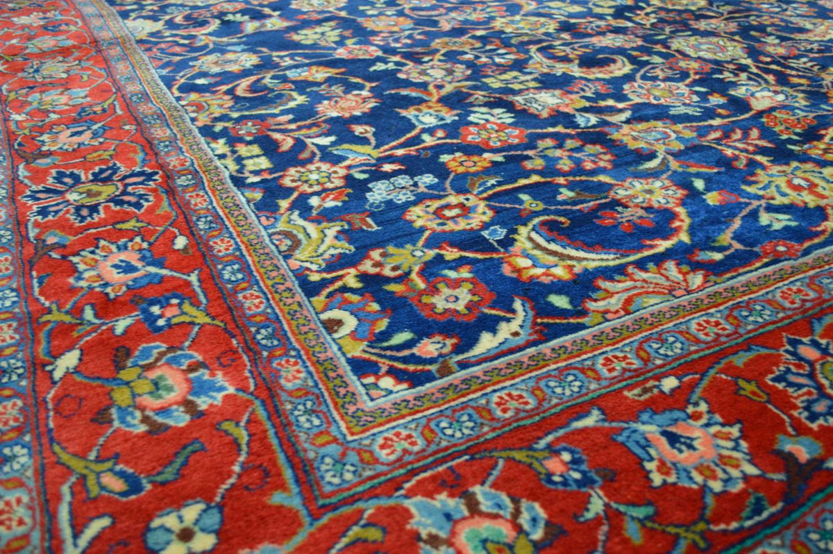 7' 7" x 11' 7" Persian Mashhad Rug image 3
