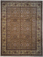 8' 9" x 11' 8" India Agra Rug image 0