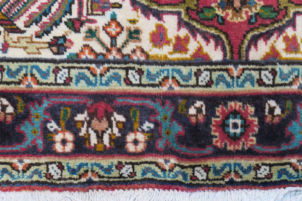 3' 4" x 4' 9" Persian Tabriz Rug image 5