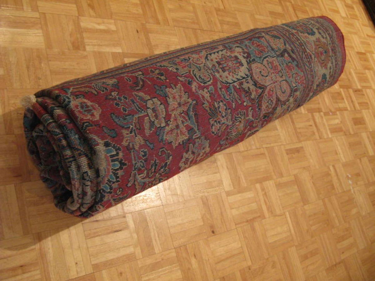 10' 6" x 14' 4" Persian Sarouk Rug image 11