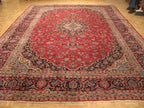9' 8" x 13' 7" Persian Kashan Rug image 1