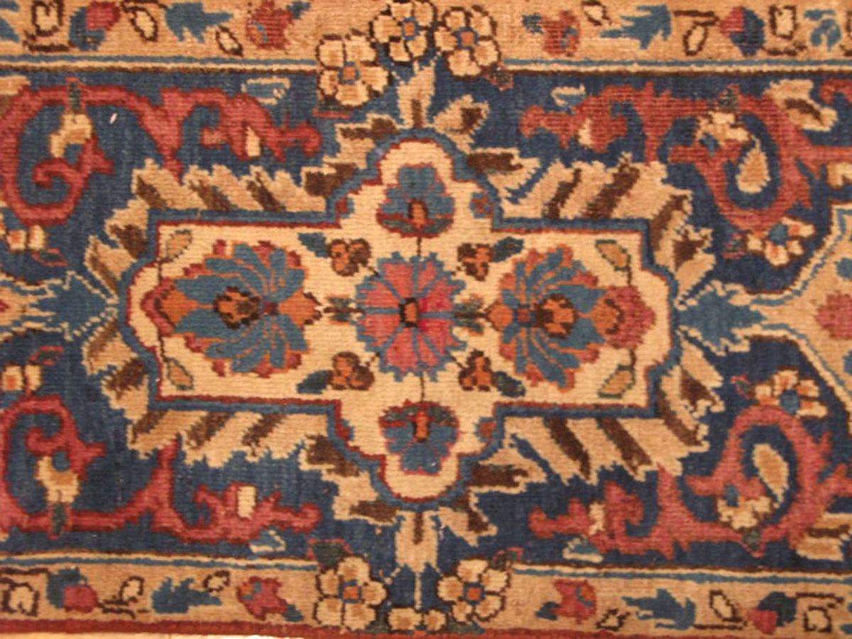 8' 8" x 11' 6" Persian Yaazd Rug image 4