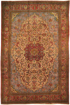 7' 0" x 10' 6" Persian Qum Rug image 0