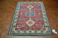 4' 3" x 6' 2" Pakistan Kazak Rug image 11