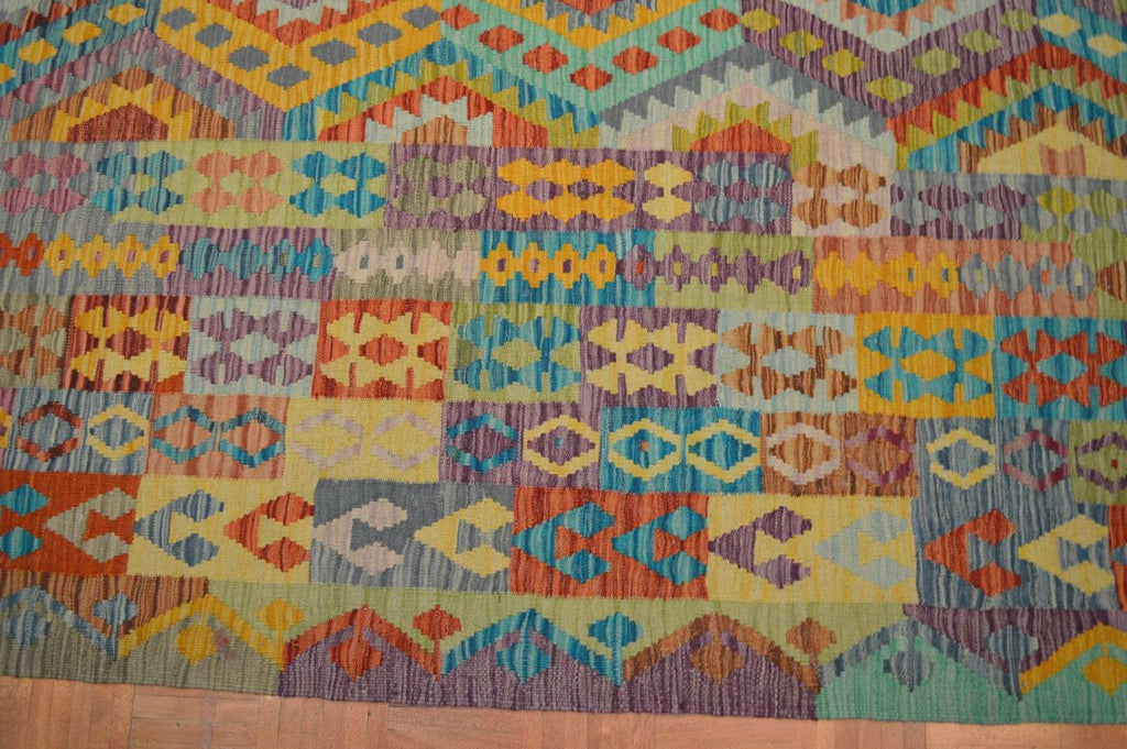 10' 3" x 16' 3" India Kilim Rug image 10