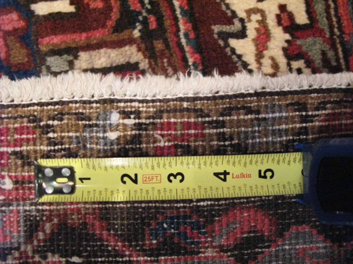 8' 7" x 11' 2" Persian Heriz Rug image 12