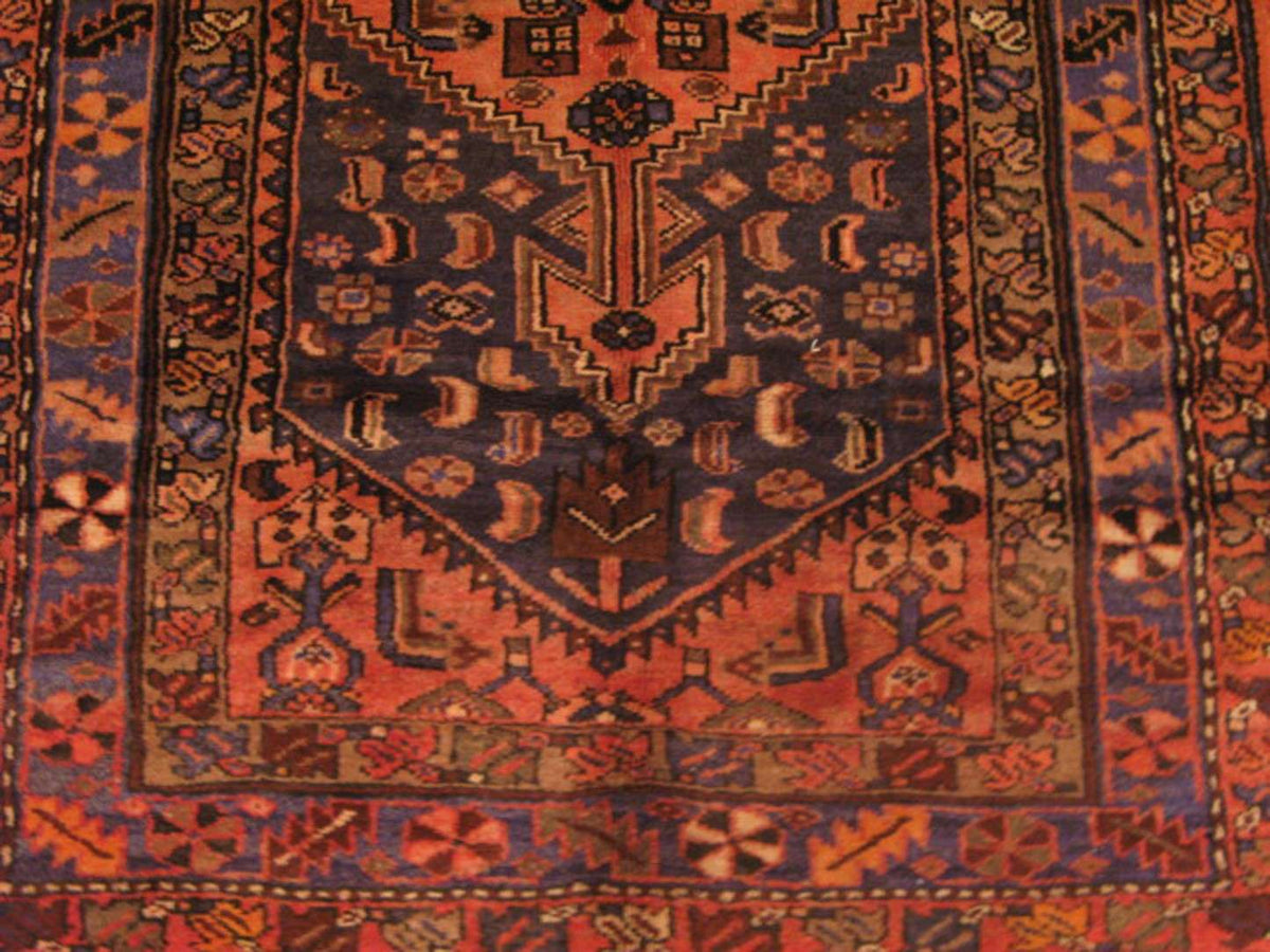 3' 6" x 10' 0" Persian Zanjan Runner image 7