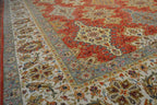 8' 1" x 10' 1" India Agra Rug image 8