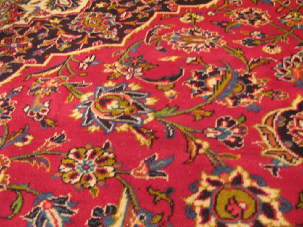 8' 2" x 11' 6" Persian Kashan Rug image 7