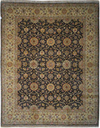 8' 0" x 9' 9" India Agra Rug image 0