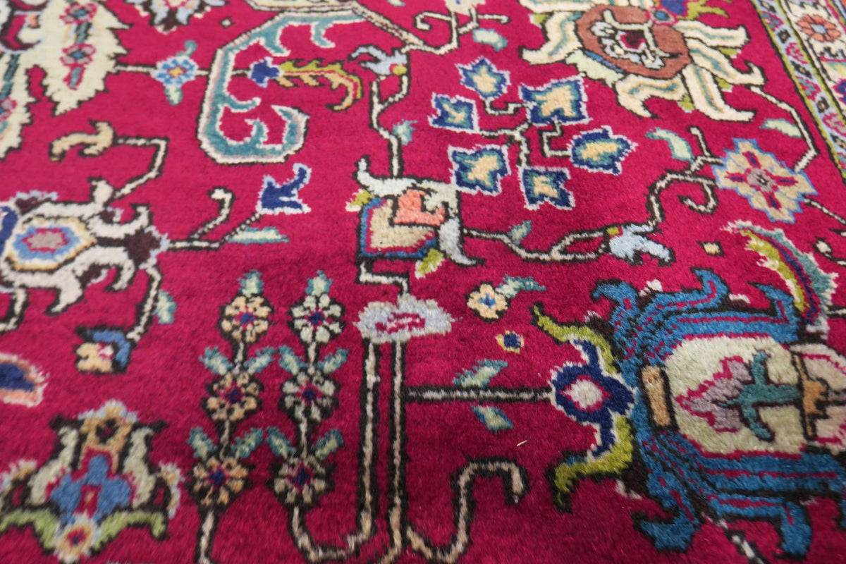 6' 5" x 10' 0" Persian Tabriz Rug image 5