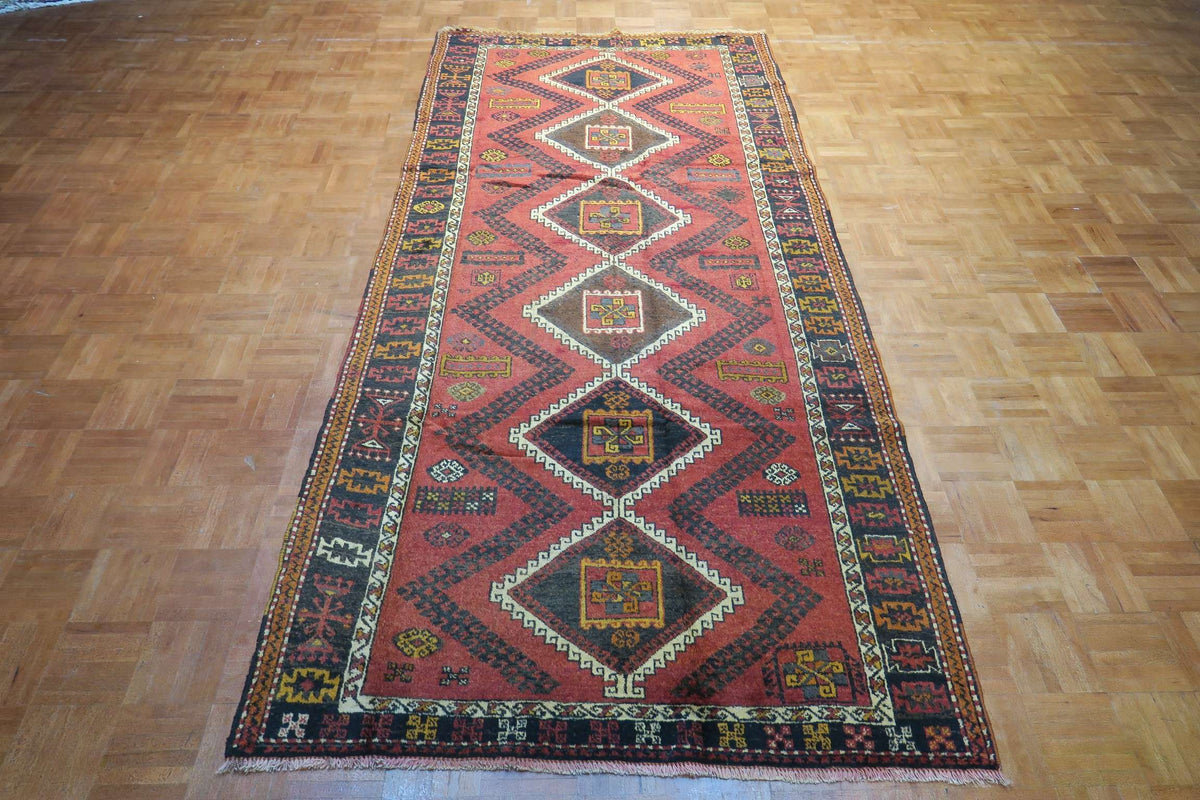4'1'' x 8'8'' Persian Hamadan Runner image 0