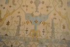 9' 2" x 12' 0" India Oushak Rug image 7