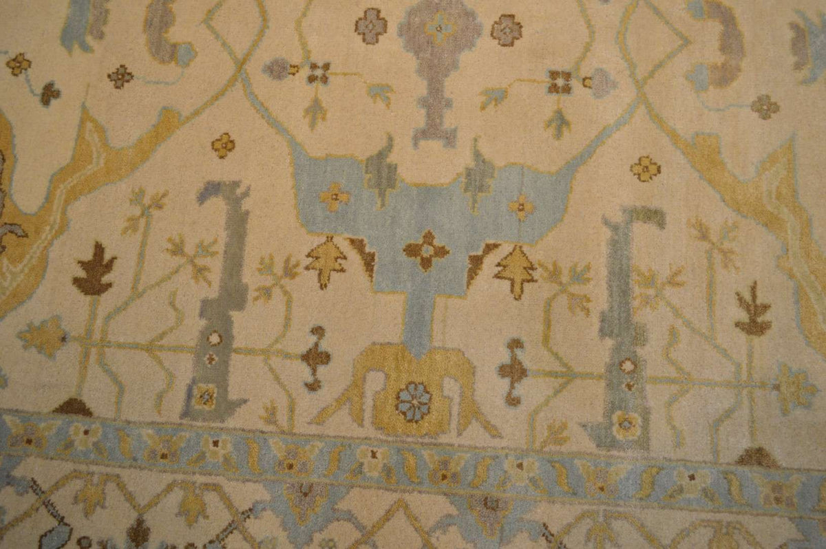 9' 2" x 12' 0" India Oushak Rug image 7