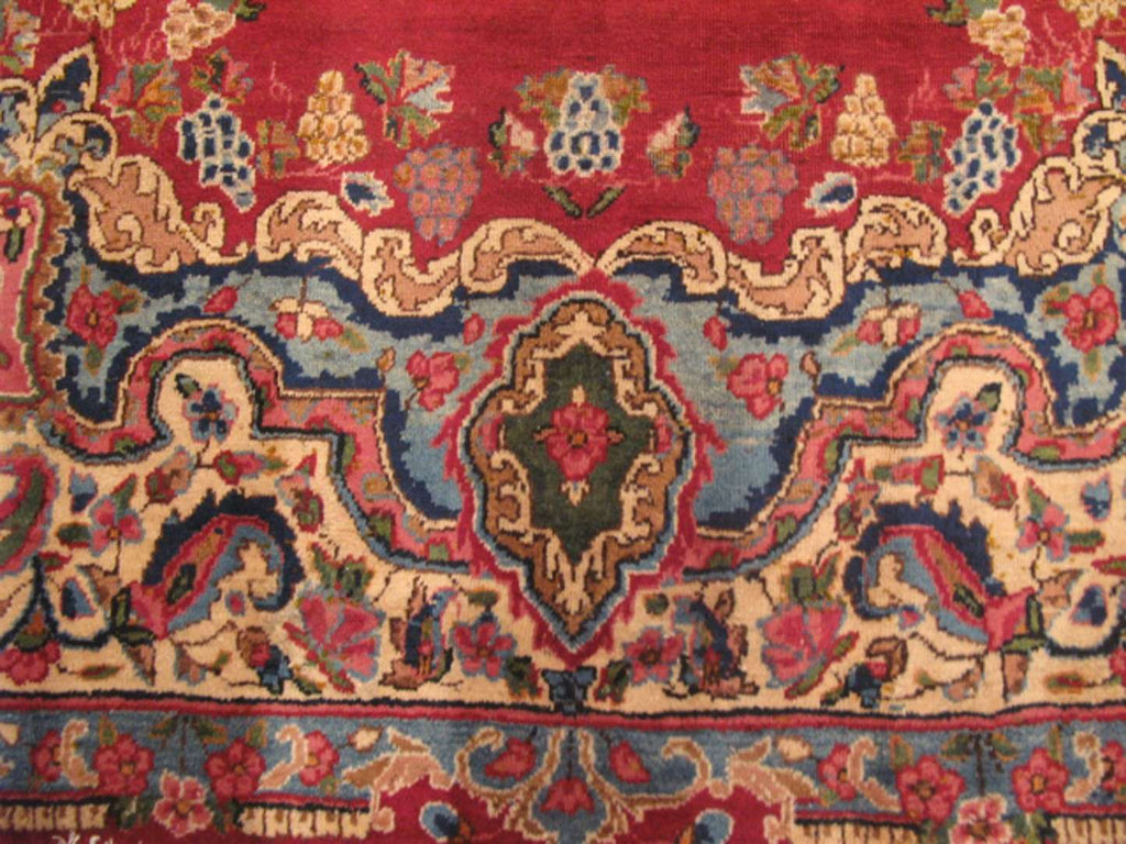 8' 3" x 11' 8" Persian Kerman Rug image 12