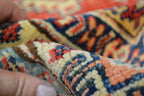 3' 5" x 4' 10" Pakistan Kazak Rug image 10