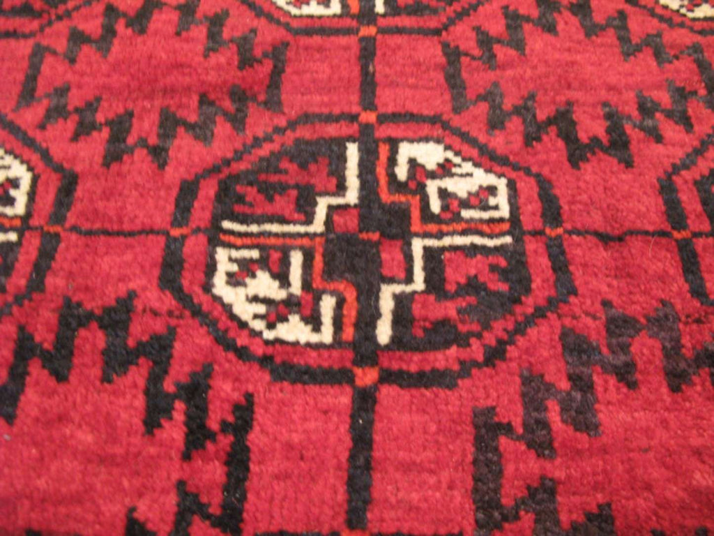 4' 0" x 6' 8" Vintage Turkmen Rug image 7
