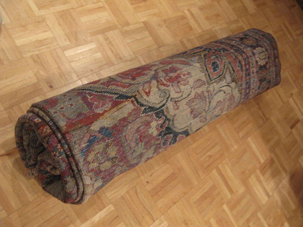 8' 7" x 12' 3" Persian Sultanabad Rug image 11