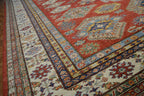 9' 0" x 11' 3" Pakistan Kazak Rug image 7