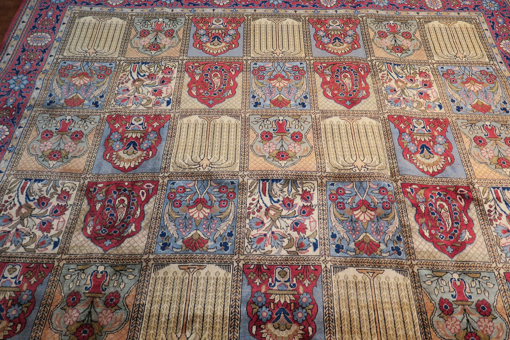 8' 8" x 12' 6" Vintage Shahreza Rug image 8