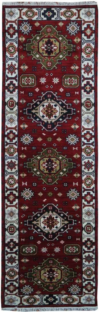 2' 8" x 8' 3" India Kazak Runner image 0