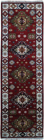 2' 8" x 8' 3" India Kazak Runner image 0