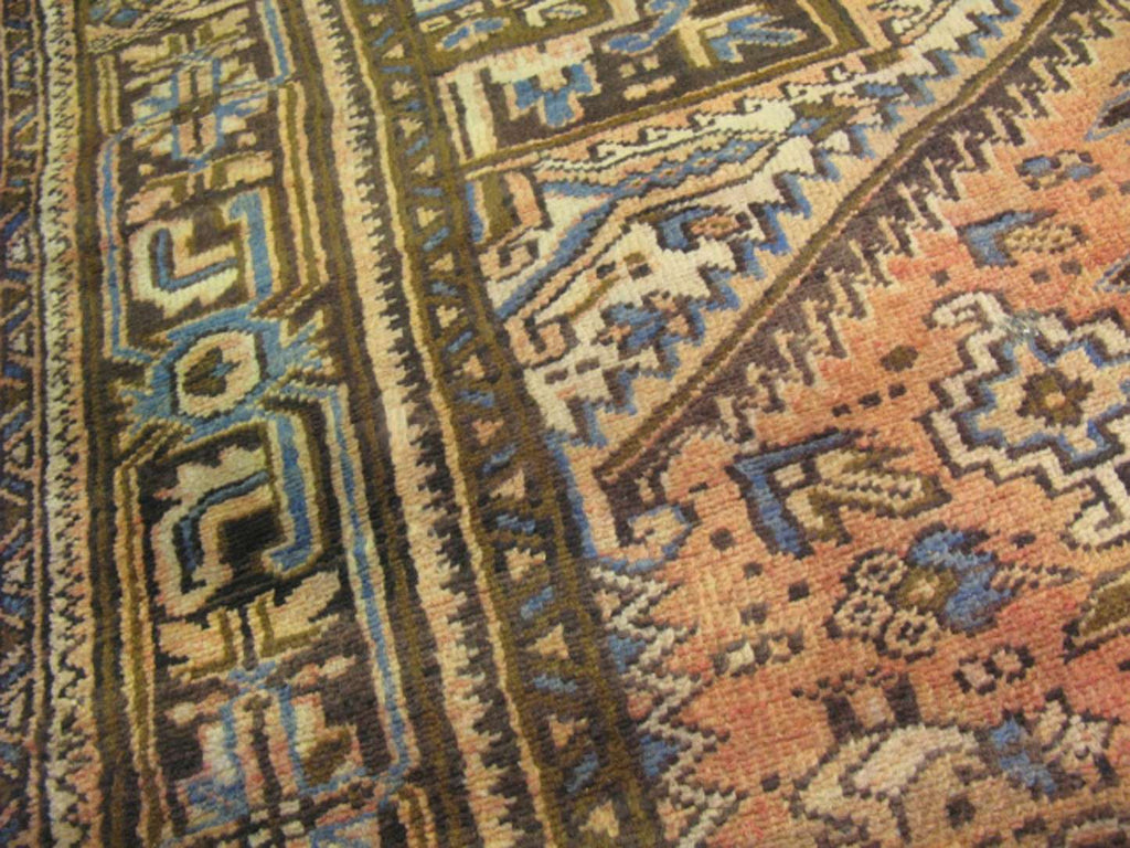 6' 8" x 10' 5" Vintage Heriz Rug image 3