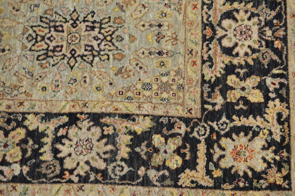 3' 8" x 4' 9" India Agra Rug image 9