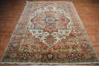 6' 0" x 8' 8" India Serapi Rug image 1