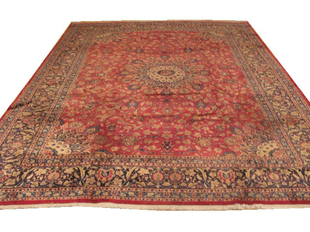 9' 9" x 12' 1" Persian Mashhad Rug image 0