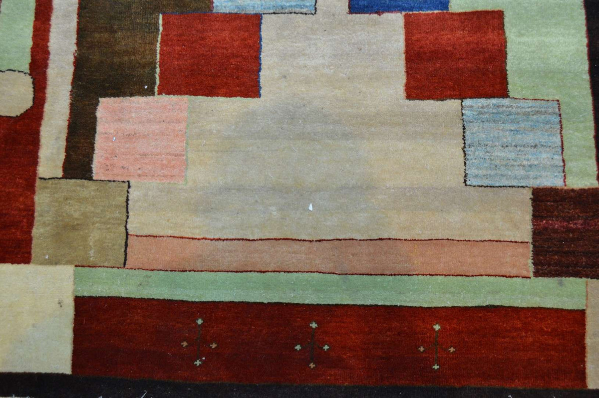 4' 3" x 6' 1" India Gabbeh Rug image 4