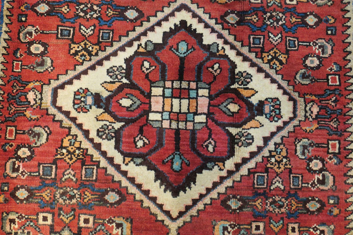 3' 7" x 4' 9" Persian Hamadan Rug image 7