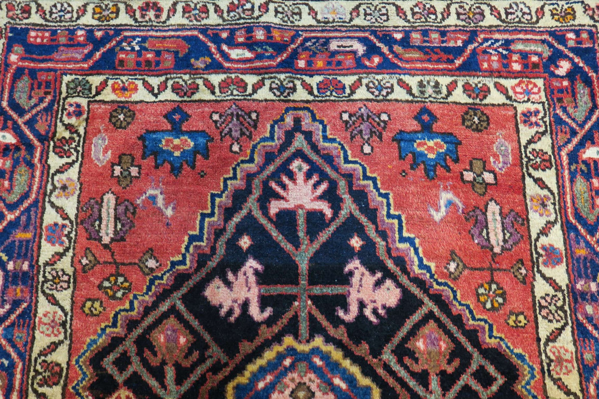 3'4'' x 12'9'' Persian Hamadan Runner image 1