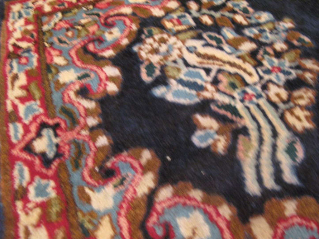 1' 8" x 1' 8" Persian Kerman Square Rug image 4