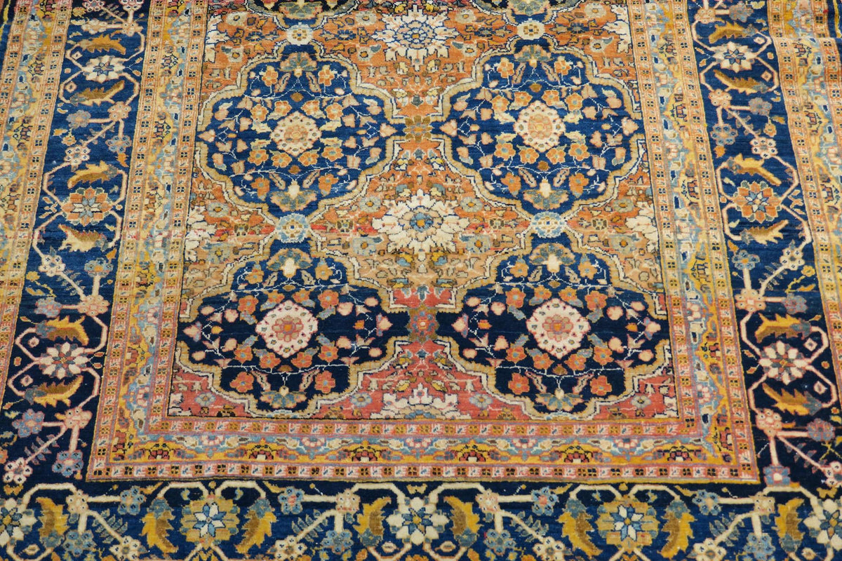 3' 9" x 5' 4" Persian Tabriz Rug image 7